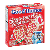 Good Humor  frozen strawberry shortcake dessert bar Left Picture